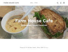 Tablet Screenshot of farmhousecafe.org